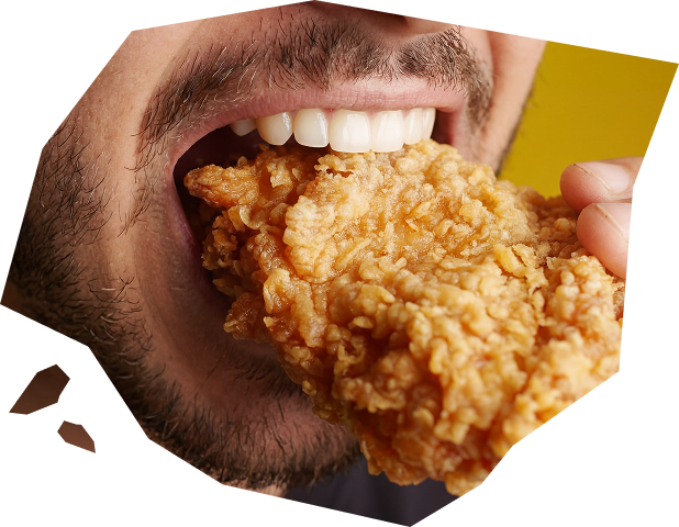 Crunchy fuori, juicy dentro.
Da Jollibee, la felicità fa crunch.